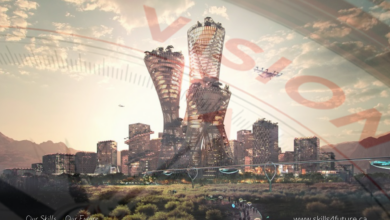 Diagram showing the five pillars of organizational vision: Clarity, Realism, Motivation, Flexibility, and Inclusivity.